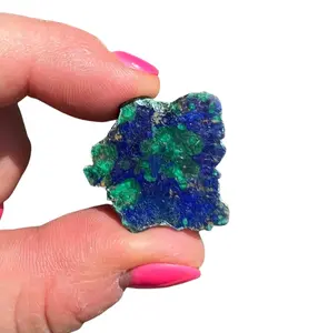 Azurite Malachite Slice - Grade AAA, Natural Malachite Azurite Stone