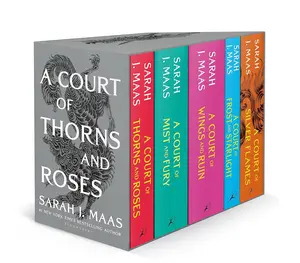 Sarah J. Maas 5 Books Collection Set A Court of Thorns and Roses Series-paperback