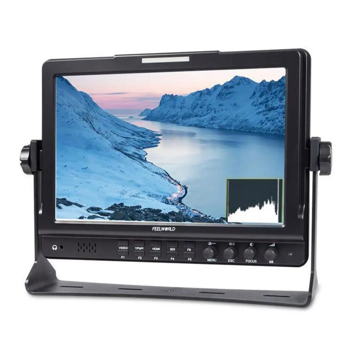 Feelworld FW1018SPV1 10.1" IPS Full HD 3G-SDI HDMI On-Camera / Field LED Monitor with Built-In Speaker, 1920x1200