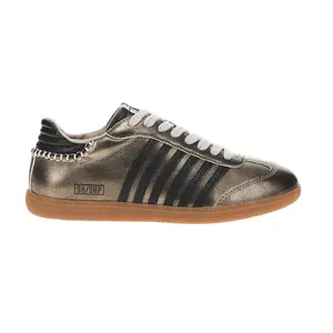 Shu Shop Womens Stella Lace Up Sneakers Shoes Casual - Gold