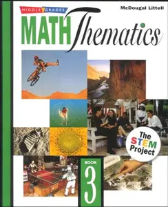 USED-Math Thematics: Book 3 by Littell McDougal (Hardcover)