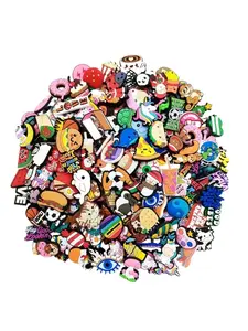 Hot Sale 10-30 Pieces/Units Anime Cartoon Mixed Random Pack Shoe Accessories, DIY Crocodile Shoe Accessories for Men and Women, Charming and Adorable DIY Accessories, Perfect Holiday Gifts for Casual Wear, Commuting, Park Strolls, Picnics, and Camping