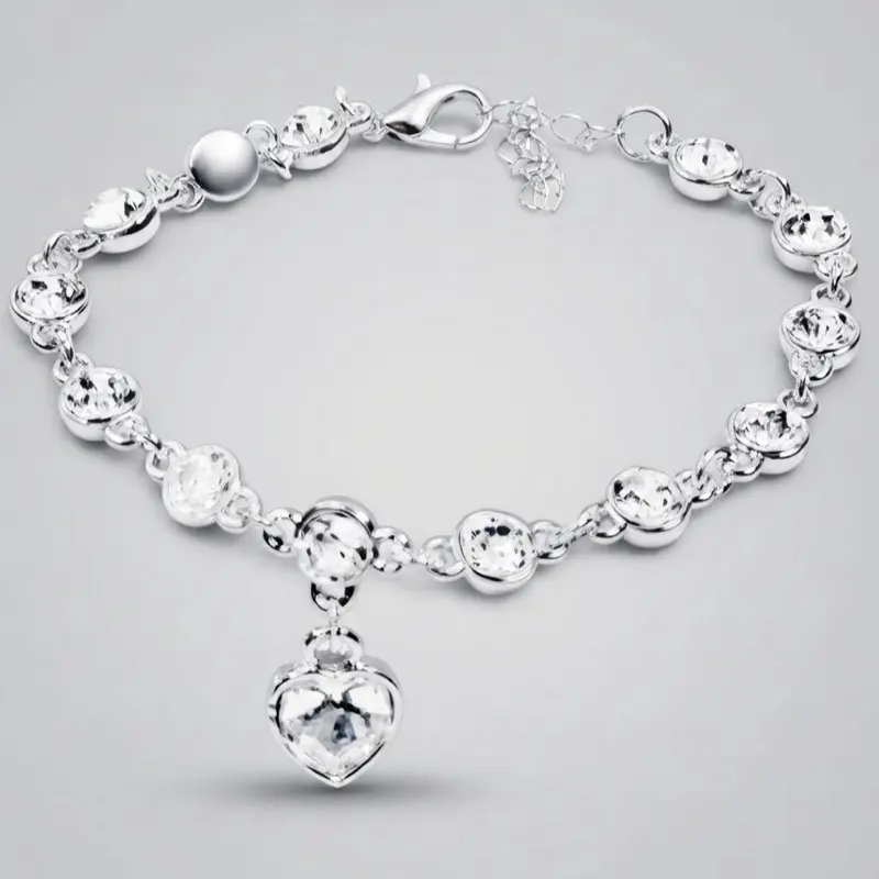 925 Sterling Silver & 14k Gold-Plated Shoes and Bracelets with Swarovski Elements, Exclusive Limited-Edition Models, 100% Satisfaction Guarantee, Max 2 Units Per Design, High-Quality Jewelry