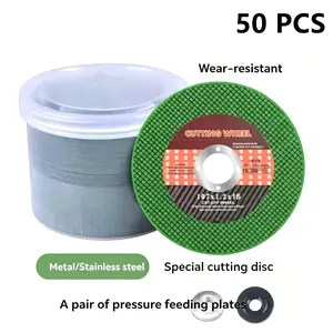 50 Pieces Cutting Disc  107x1.2x16mm Resin Ultra-Thin Wheels for Angle Grinders Metal & Stainless Steel Cutting Blades Power Tools