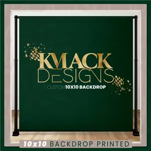 Custom 10x10 Banner/Backdrop (DESIGN & PRINTED)