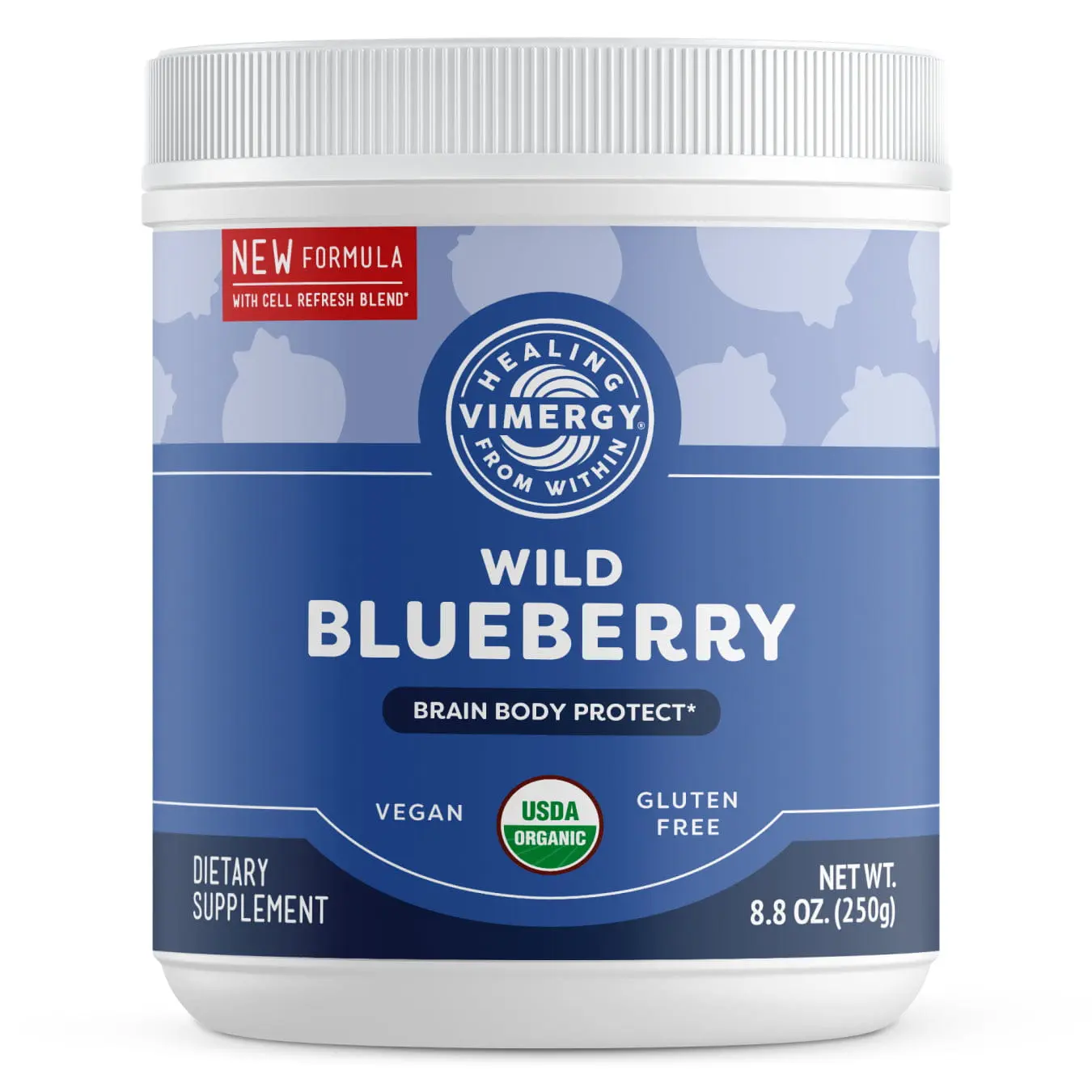 Vimergy Organic Wild Blueberry Powder 250g | Antioxidant Superfood for Brain & Heart Vimergy Organic Wild Blueberry Powder 250g | Antioxidant Superfood for Brain & Heart