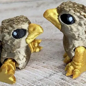 3D Printed Articulated Hippogriff Fidget Toy – Flexible Fantasy Creature Desk Pet, Mythical Animal Sensory Toy, Collectible Gift
