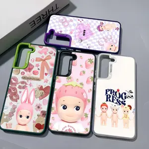 Sonny angel nature art Phone Case For Samsung Galaxy S25 S24 S23 S22 S21 S20 Note20 Ultra Plus Fe colored silver Cover