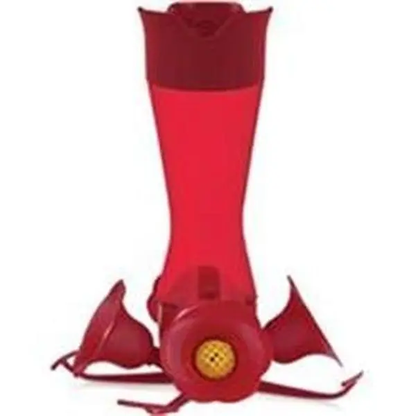 Woodstream Hummingbird 203CPBR 8 oz Perky Pinch Waist Glass Hummingbird Feeder