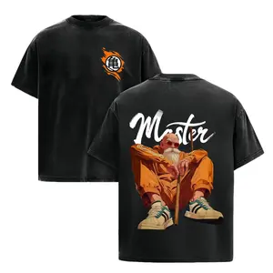 DBZ Master Roshi Unisex FallFreshness outfits men streetwear 80s 90s graphic tees cotton Anime funny 300g Hoodies men gifts，funny graphic tee, men’s trendy t-shirts