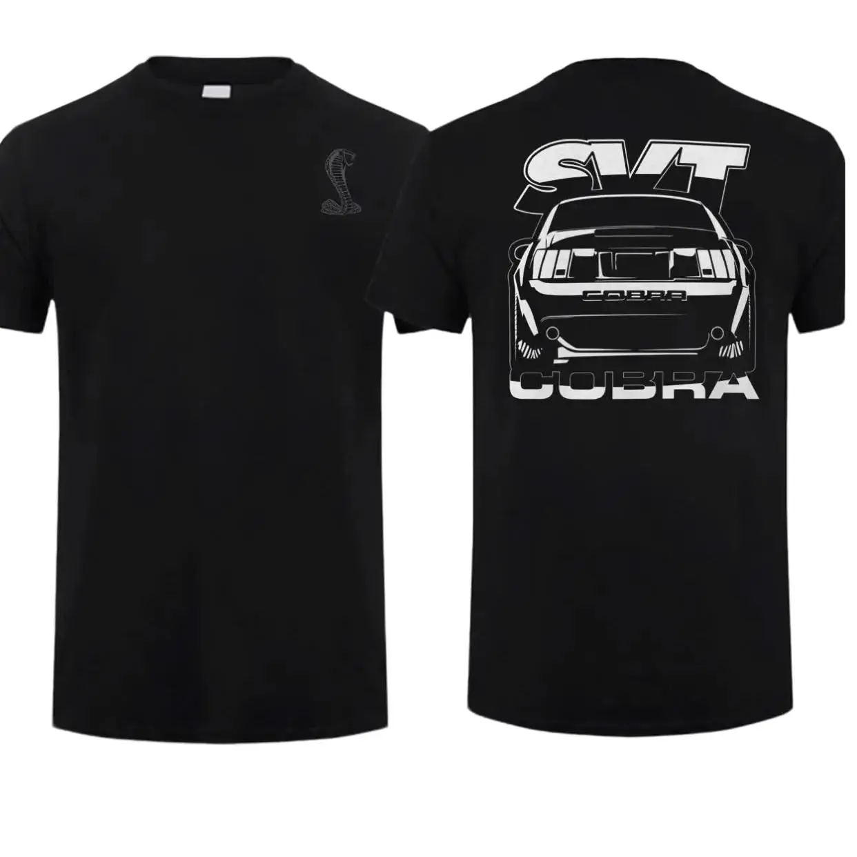 SVT Cobra Snake T-Shirt, Performance Muscle Car Graphic Tee for Enthusiasts