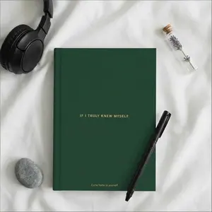 If I Truly Knew Myself Hardcover Guided Journal - 5.8"x8.3" Undated Daily Journal for Emotional Healing, Self-Reflection, Shadow Work, Forgiveness & Personal Growth (For Men & Women)