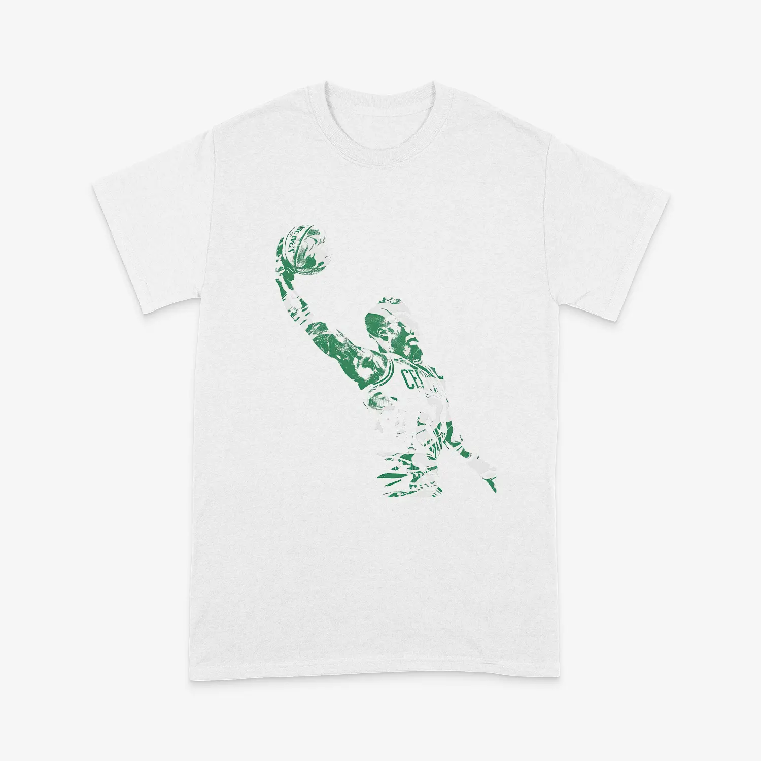 Celtics T-shirt, Basket Ball Team T-shirt, Basketball Silhouette, Perfect for Basket Ball Fan, Best Gift for Him