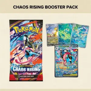 Pokémon TCG Chaos Rising Booster Pack – Mega Evolution ME04 – Ripped LIVE on Stream