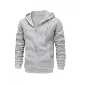 Spring and Autumn Hoodie Fleece Hoodie Men's cardigan Zipper Hoodie