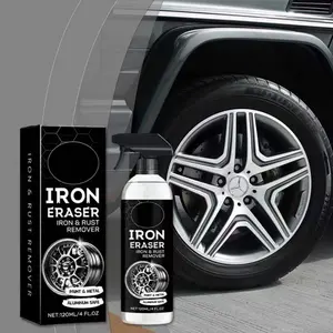 Car Rust Remover Cleaner, Gentle Formula for Wheel HUB Paint, Removes Iron Powder and Rust Stains, Automotive Care Agent
