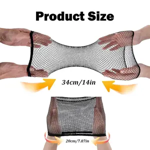 5 Counts Universal Hairnets & Styling Tools, breathable mesh fabric, sweat absorbing texture