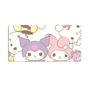 Sanrio Family Group Photo License Plate Cover Featuring Adorable Characters in Pastel Colors Unisex Design Enhances Car Aesthetic Appeal