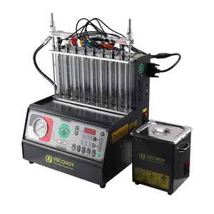 8-Cylinder Fuel Injector Cleaner Tester Machine, 110V GDI Fuel Injector Cleaning Machine,EFI Fuel Injector Cleaner Kit Tool