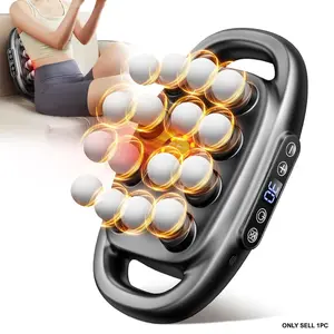 Professional Quiet Cordless Massage Gun, 16 Heads & 20 Intensities Deep Tissue Percussion Massager, Muscle Massagers for Athletes, Relief Muscle Soreness in Back, Neck, Shoulders, Legs, Ideal Gift for Men & Women