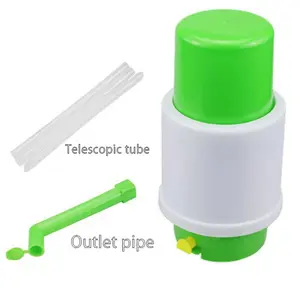 2pcs Portable Water Pressure Pump, Manual Suction Pump for Water Bottle, Easy Water Intake Device