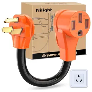 Nilight 30AMP to 50AMP 3-Prong EV Charger Adapter Cord - Multi-Plug Outlet, Socket Adapters for EV Charging Needs