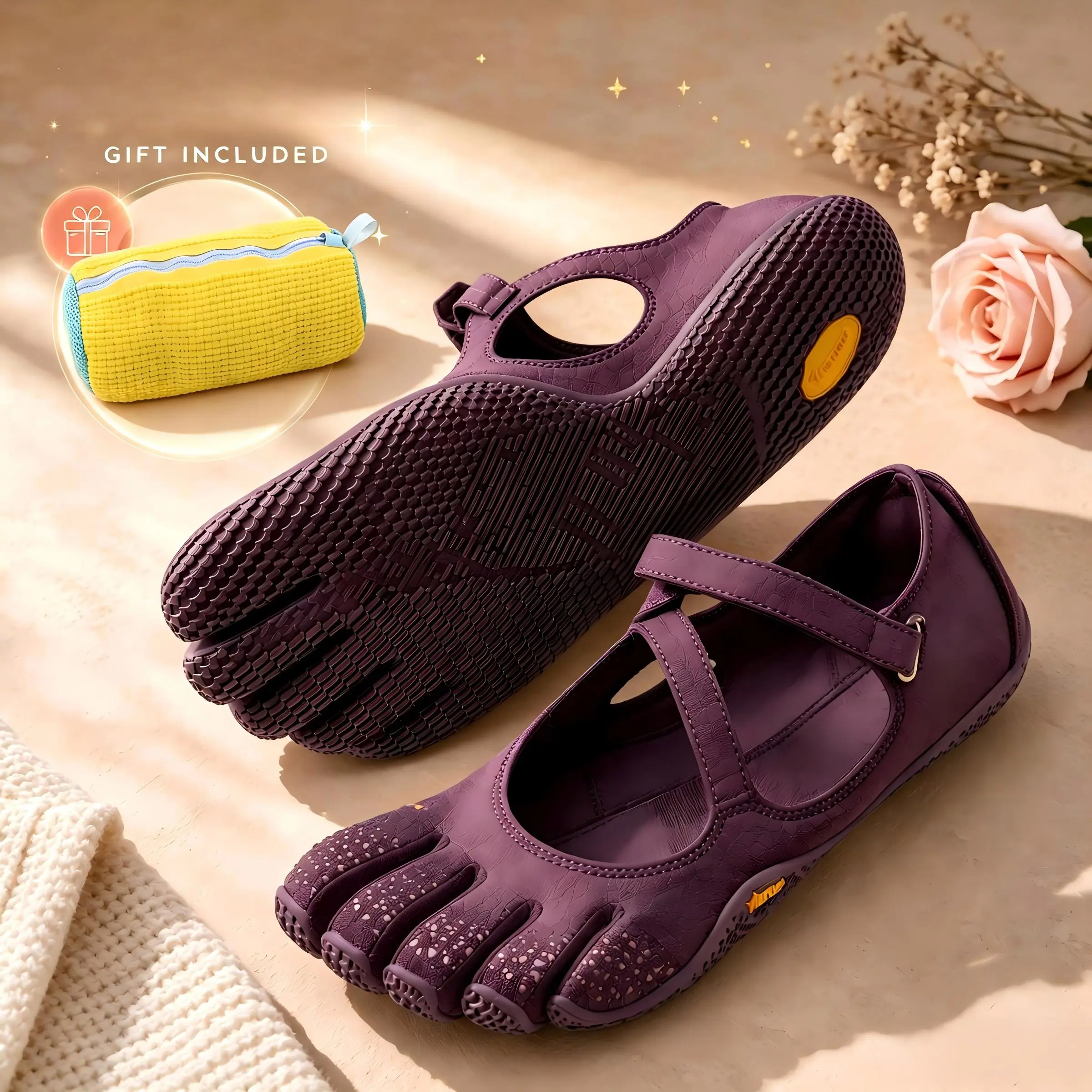 Cute Women Five Finger Barefoot Shoes, Minimalist Split Toe Mary Jane Flats, Non Slip Yoga Pilates Gym Training Footwear, Quick Dry Water Beach Swim Aqua Socks, Lightweight Trail Hiking Rock Climbing Shoes, Wide Toe Box Casual Walking Sneakers