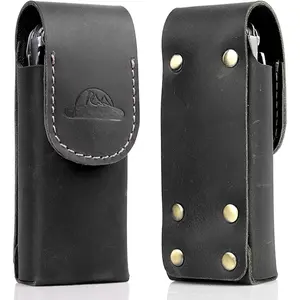 Leather Multitool Sheath - Multitool Holster for Belt - Belt Loop Multitool Pouch -  Closure Tool Pouch Case,