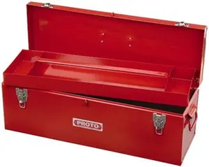 Proto 1 Compartment 1 Tray Tool Box 26" Wide x 9-1/2" Deep x 8-1/2" High, Steel, Red J9969-NA