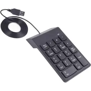 Numeric Keypad,USB Keypad, USB 18 Key Number Numeric Keypad Keyboard for Laptop/Notebook PC