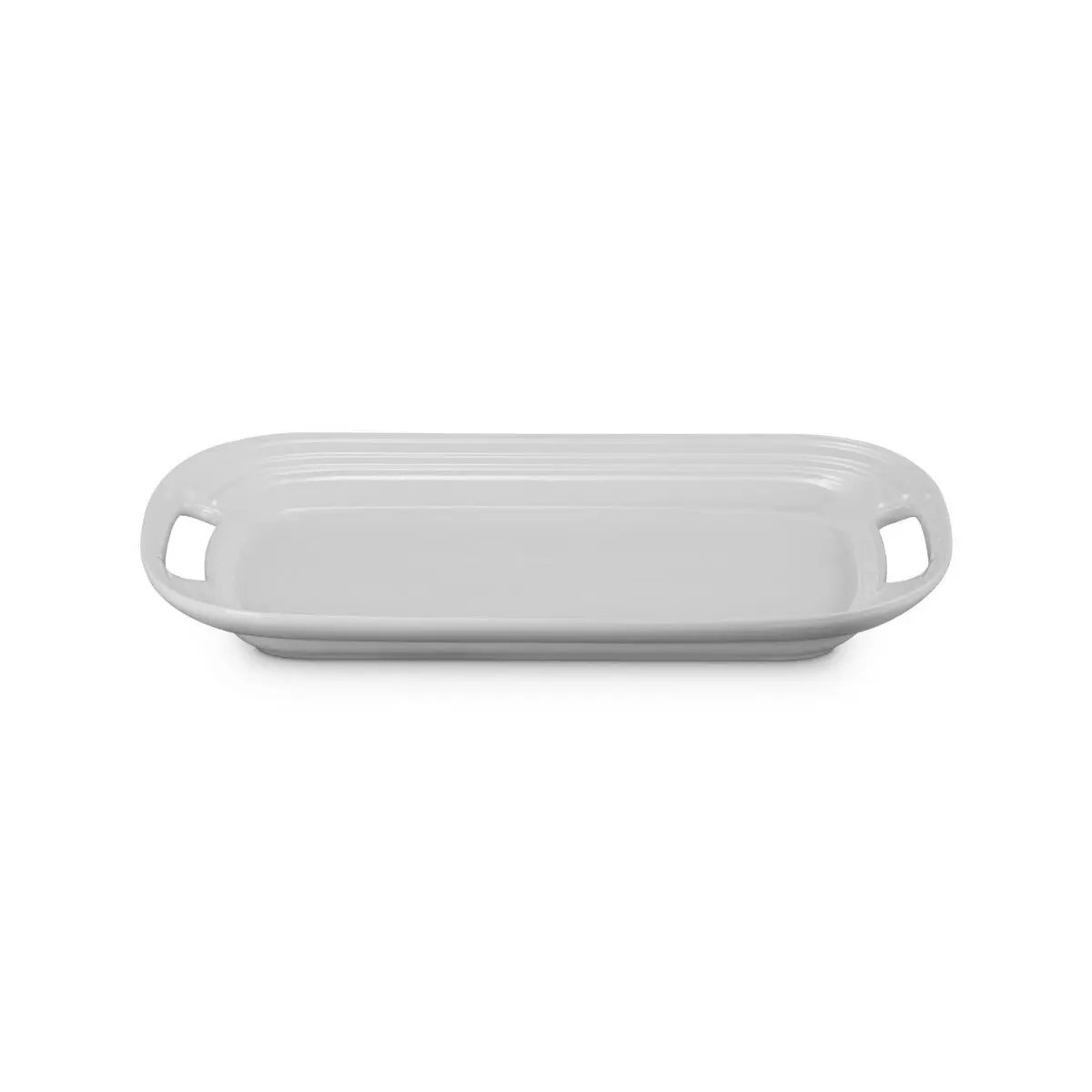 Le Creuset 14" Stoneware Serving Platter | White