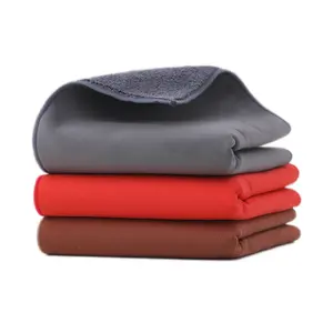 3PCS Double Sided Microfiber Suede Towel,Cleaning and Polishing,Lint&Streak Free Super soft ultra absorbent washcloth Reusable Clean for Household Glass Window Office Car,Reusable Multi-Purpose Dishwashing household towels streak free dust cloth