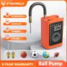 ETENWOLF P300 Plus Rechargeable Plastic Electric Ball Pump - Compact, Auto-Stop at Target PSI, Inflate and Deflate Function, Accurate Pressure Gauge, Built-In Needle Storage - Portable Sports Gear for Practice, Travel, Basketballs