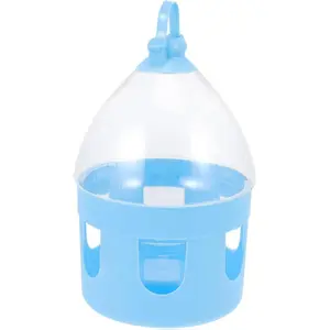 Bird Water Feeder Automatic Bird Feeder 1 piece 4L of 2L Waterer- Plastic Drinker with Handle, Large Capacity Pigeon Dispenser er for Pigeon s ing Dispenser