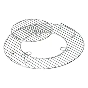 VEVOR 21 Inch Cooking Grate for 21 inch Kettle Grill, Round Replacement Charcoal Grates, Iron Gas Grill Replacement Parts for Outdoor Cooking, Barbecue Camping, Picnic, Patio and Backyard, Silver