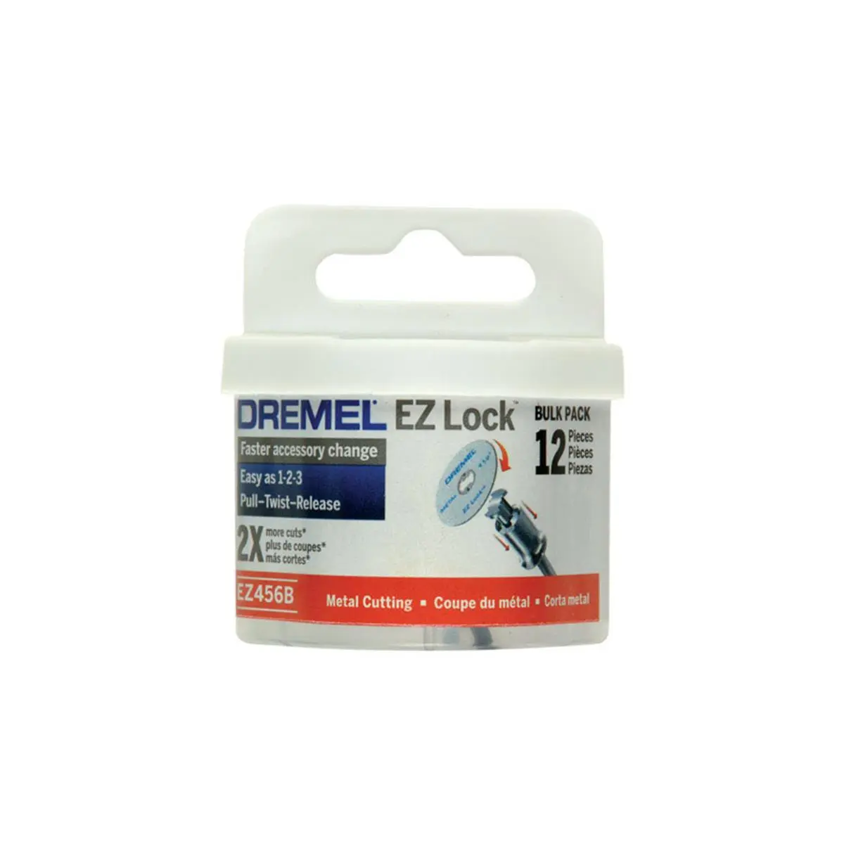 212 MAIN 2182939 Dremel Cutoff Wheels - Quick Change Metal Cutting Tool, Faster Accessory Change, Pack of 12