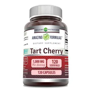 Amazing Formulas Tart Cherry 1000 Mg | 120 Capsules | Non-GMO | Gluten-Free | Made in USA