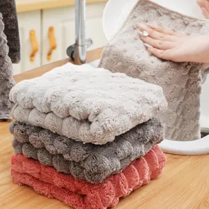 Cloud-Soft Kitchen Cleaning Cloth 11.8 x 11.8 Lint-Free Streak-Free Drying Reusable for Countertop Window Car 12-Pack Versatile Cleaning Solution