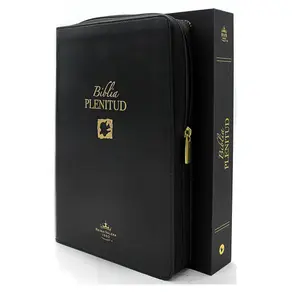 Biblia de Estudio Plenitud con Cierre, indice, color Negro Edicion Limitada Coleccion Celestial Reina Valera 1960