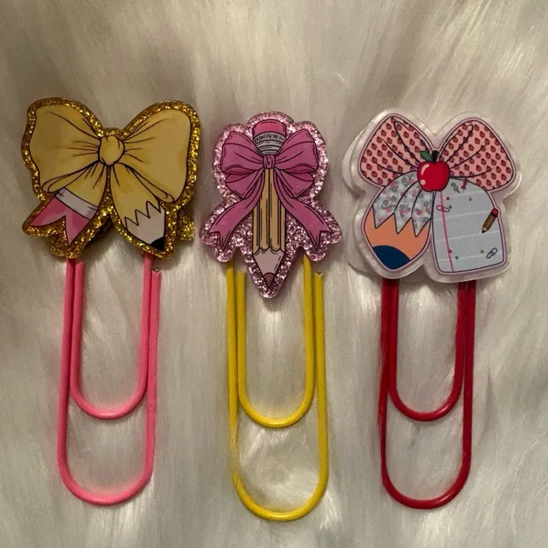 Large Acrylic paper clips