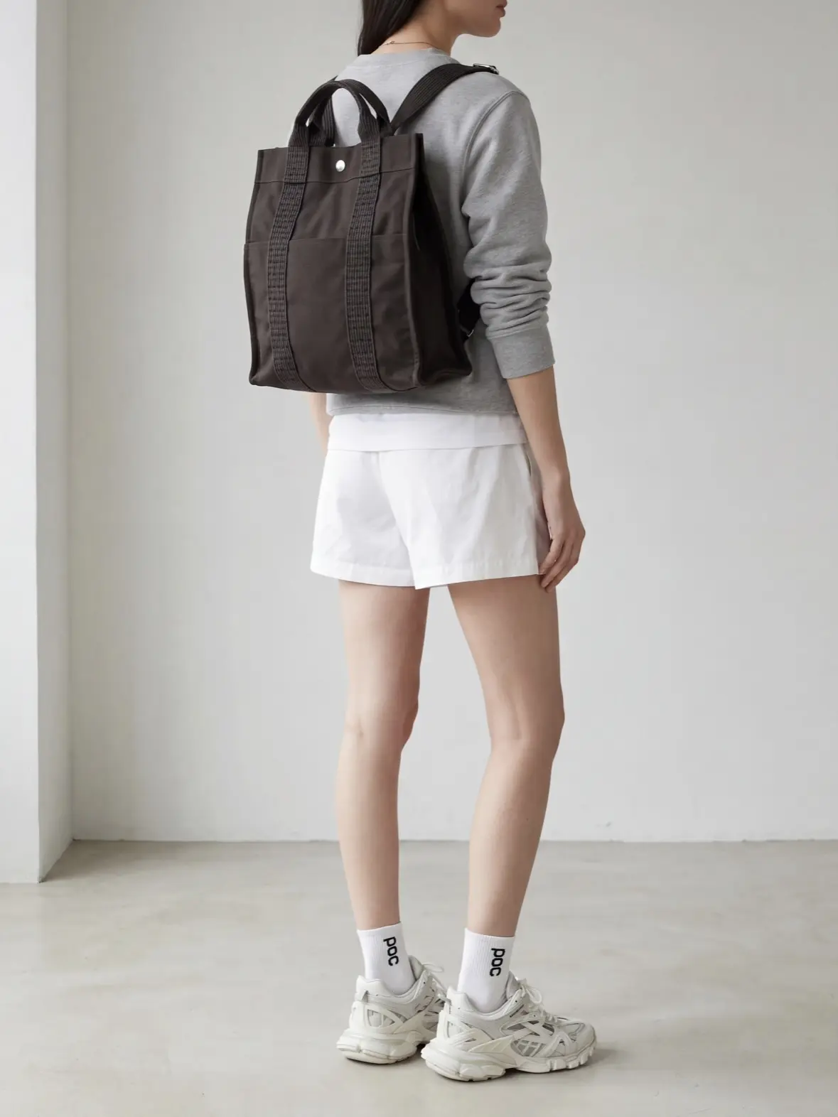 Pre-owned HERMÈS cloth Backpacks Vintage Herline Addo GM backpack