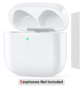 Wireless Charging Case Compatible with AirPods 4, Earphones Not Included, USB-C Port, Charger Case Replacement, with Bluetooth Pairing Sync Button