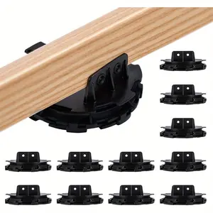 Adjustable plastic support pedestals for wood, stone, or decking; height-adjustable decking supports and bases; sturdy plastic pedestals suitable for terraces and decks.