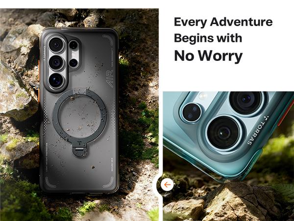 TORRAS Q3Air for Samsung S26Ultra with 360° Ring Stand & Airbag Protection 4-Meter Anti-Fall Shockproof Cover TORRAS Q3Air for Samsung S26Ultra with 360° Ring Stand & Airbag Protection 4-Meter Anti-Fall Shockproof Cover