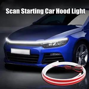 Start-Scan Universal Car LED Hood Light - 12V, Compact, Efficient for Vehicle Lighting day  time  running  lights