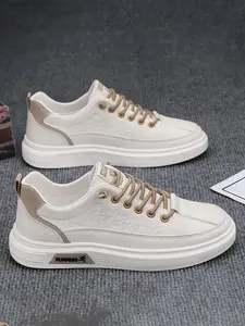 Men's Casual Lace Up Sneakers, Fashionable Comfortable Non-Slip Trainers for Outdoor Walking, Hiking and Jogging, All-Match Commuter Shoes for Daily Wear