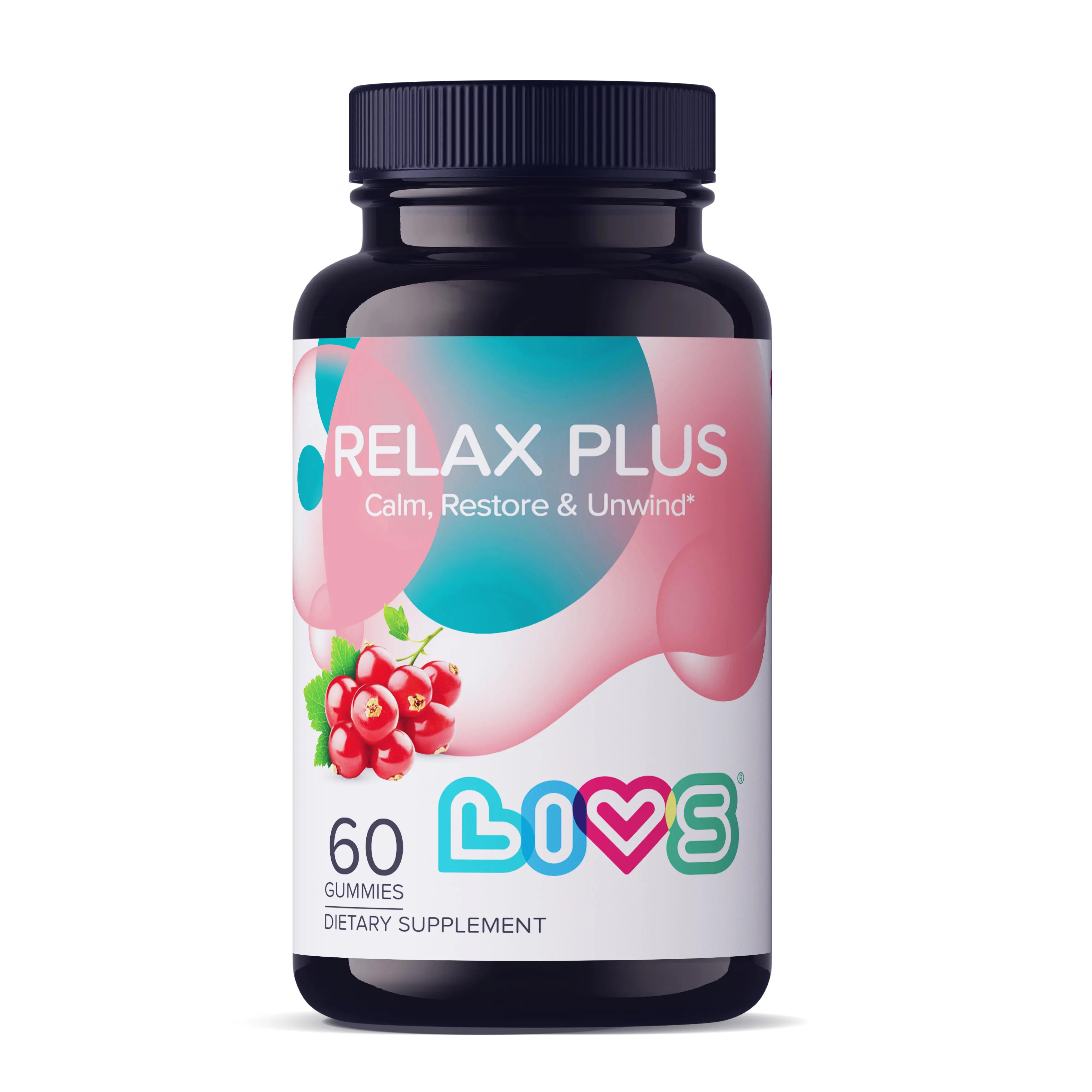 LIVS Relax Plus Ashwagandha Gummy Vitamins - Natural Herbal Supplement ...