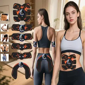 Abs & Glutes，Electronic Muscle Stimulator Trainer, Core Glutes Trainer, ABS Stimulator Smart Wearable Butt Lifting Machine,ABS Stimulator Abdominal, for Abdomen, Arms, Legs,Get Abs While Watching TV