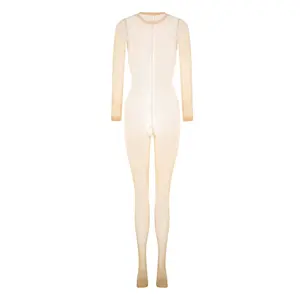 Women's Sexy Underwear,Sexy Bodystocking for Women Lingerie Bodysuit High Elastic Sheer Body Stocking Catsuit, Breathable Thermal Mesh Material, Classic Crew Neck Womenswear Clothes