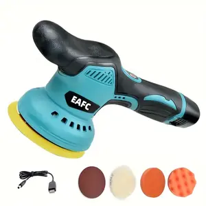 Wireless Mini Polishing Machine, 8 Speed Adjustable Electric Tool, USB Charging, Car Repair Waxing, Compact Design, Durable Structure, Portable Orbital Polisher